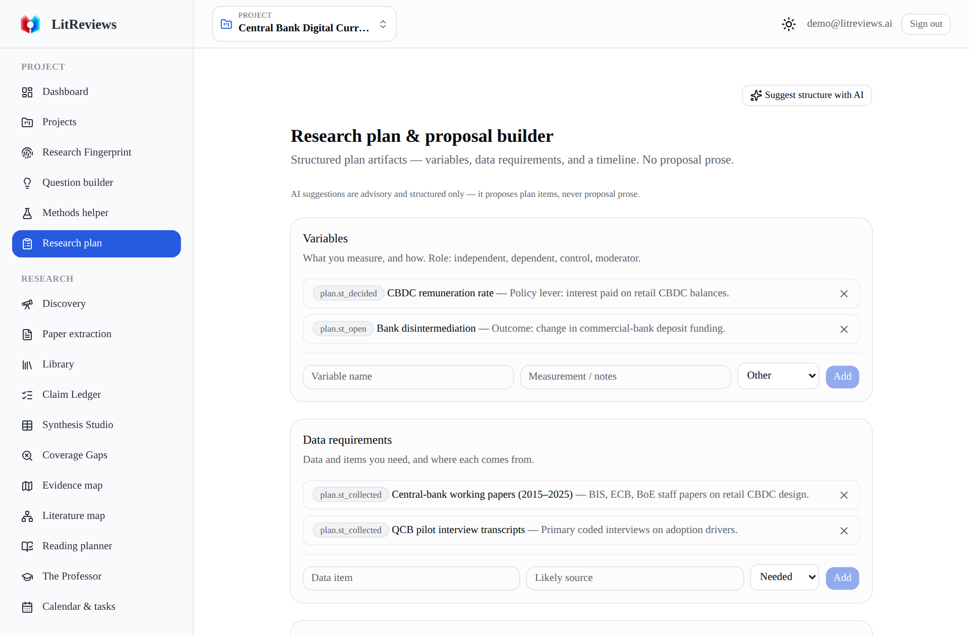 Research plan